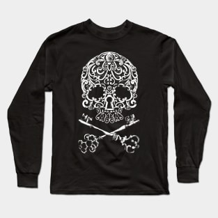 Skull And Keys Long Sleeve T-Shirt